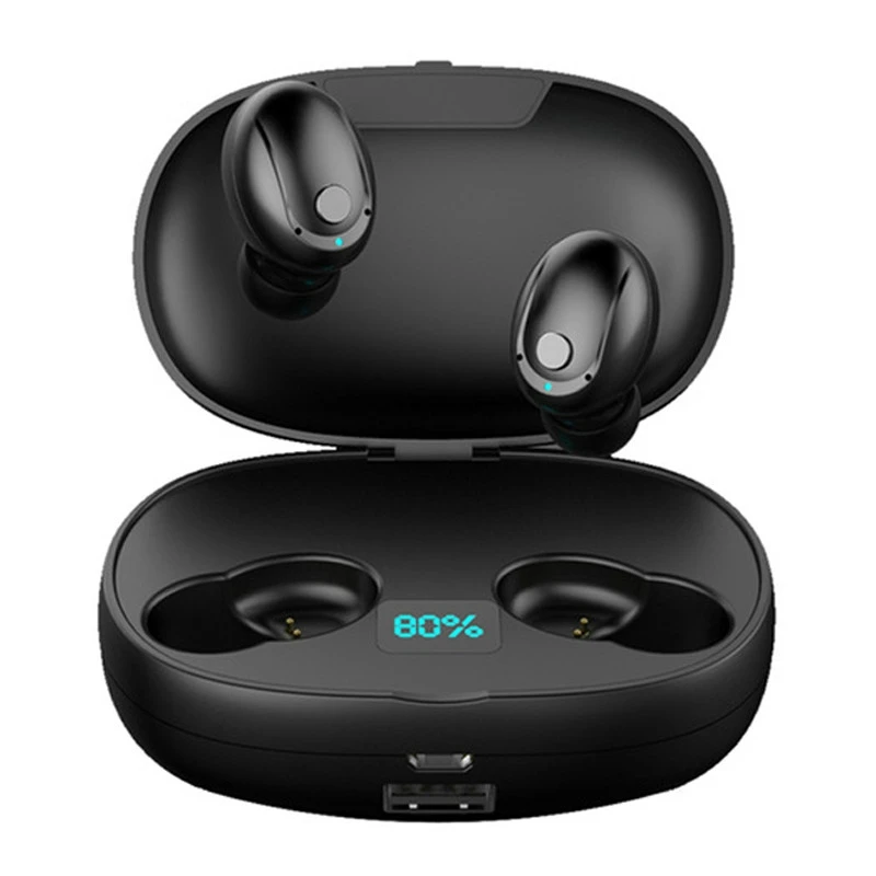 T5S TWS Bluetooth 5 0 наушники большой емкости внешний аккумулятор умный светодиодный