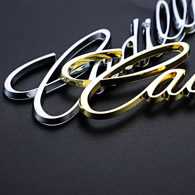 1 шт. хромированные наклейки эмблемы для Cadillac ATS BLS CTS CT4 CT5 CT6 EXT STS SLS SLR SRX XLR XTS XT4