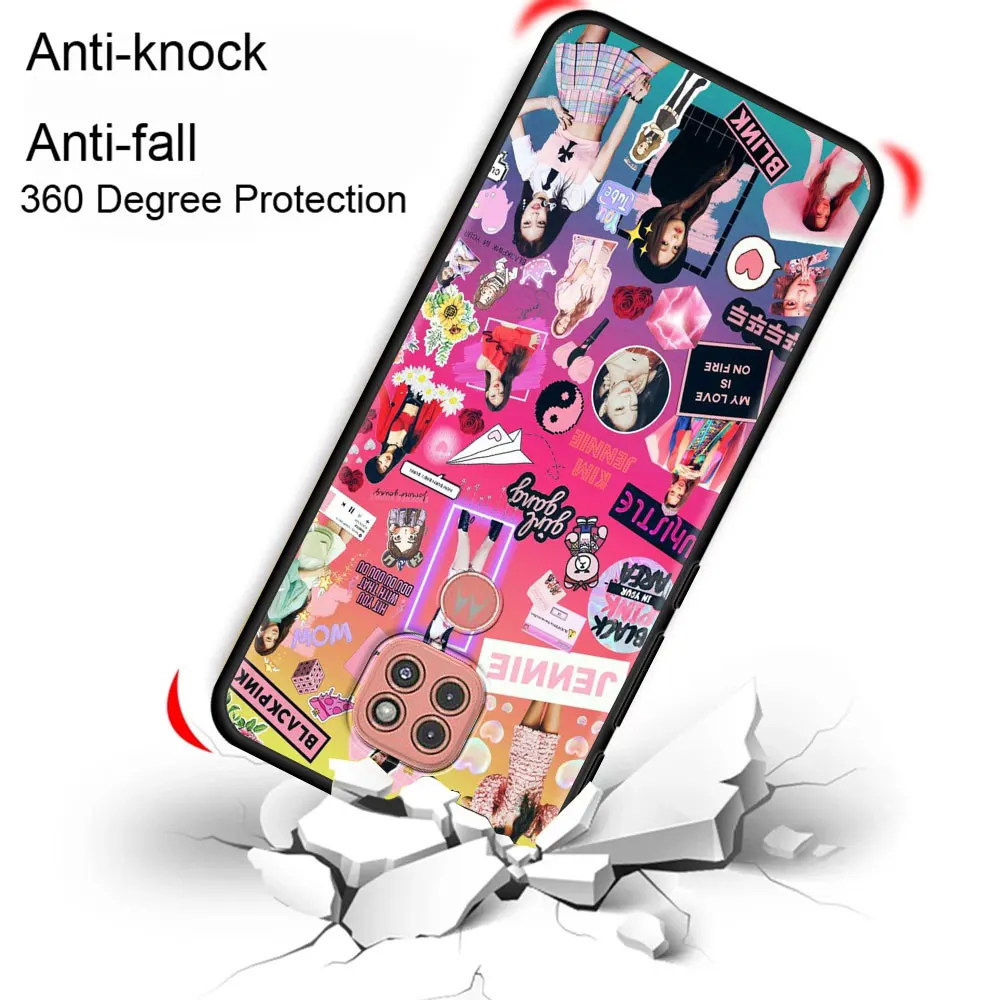 

KPOP BLACKPINKS LISA Cover for Motorola G9 Play One Fusion Hyper G8 Power Lite Edge Plus E6s G Stylus G10 G30 Phone Case Coque