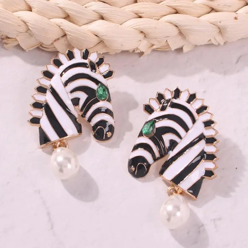 1 пара преувеличенных модных забавных трендовых креативных сережек с