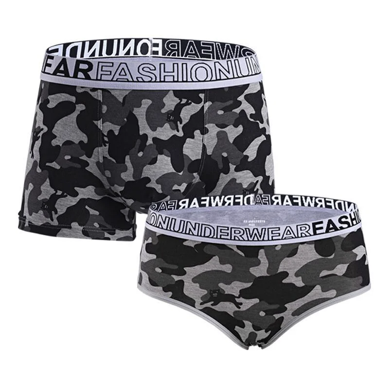 Нижнее белье для пар мужские и женские хлопковые Молодежные трусы влюбленных