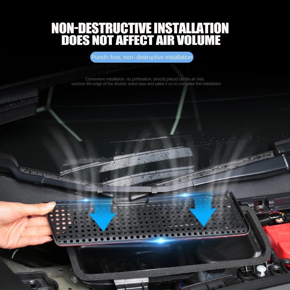 Air Protection Flow Vent Cover Trim Auto Conditioner Port Insect Net Inlet Protective for Tesla Model 3 | Автомобили и мотоциклы