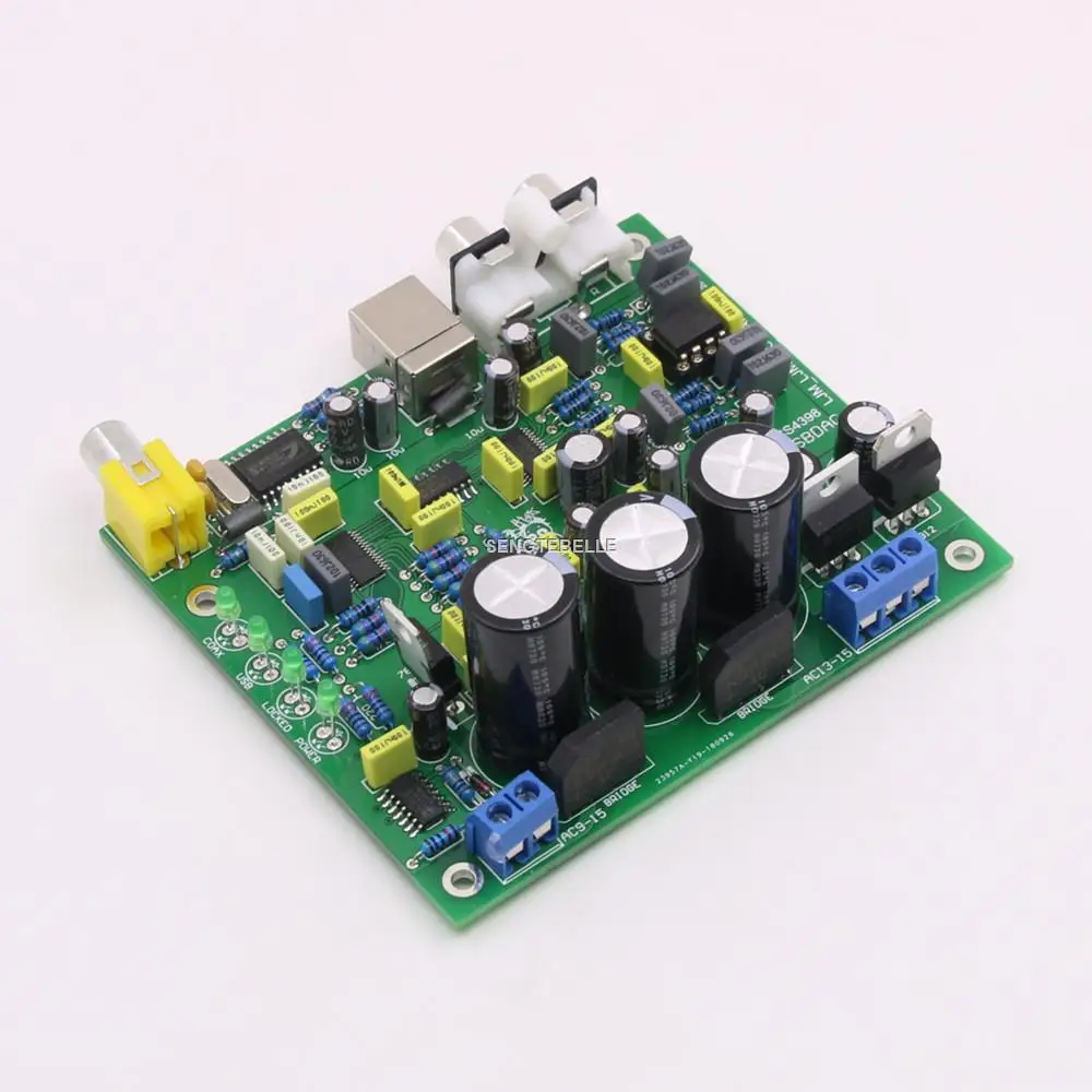Плата DAC/kit DIY CS8416 + CS4398 плата Hi Fi аудио декодера с поддержкой USB коаксиального