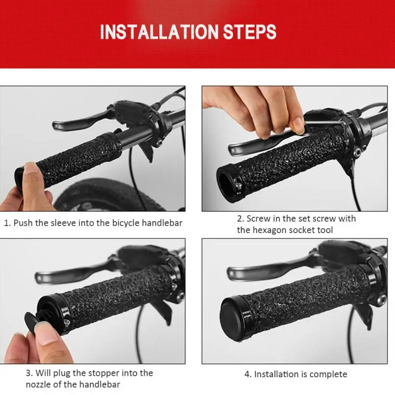 

High Quality Bicycle Handle Silicone Crystal Bike Handlebar Non-slip Soft Handlebar Bike Bar Bicycle Accessories