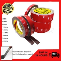 3m double sided tape for car vhb strong sticky adhesive tape anti temperature waterproof office decor bathroom kitchen household