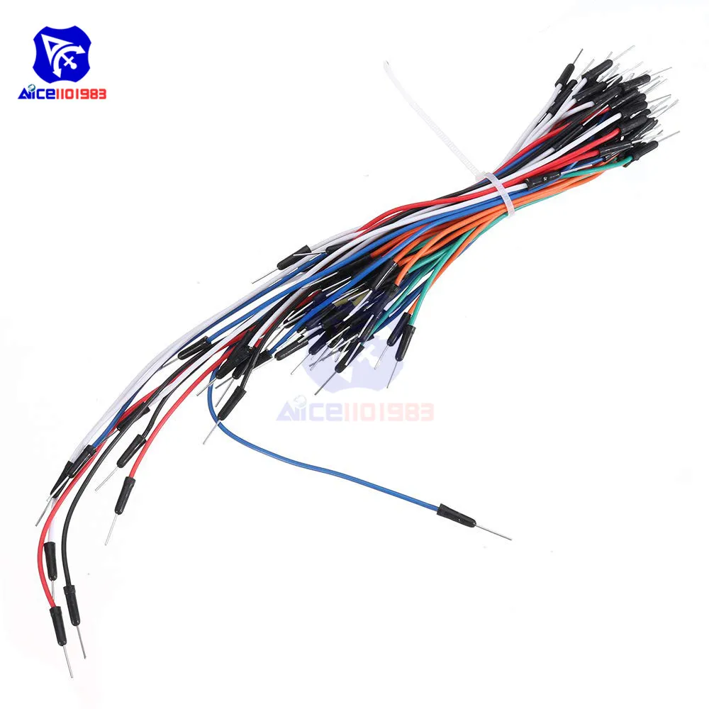 Фото Diymore MB-102 830, макетная плата без пайки + 65 шт. кабелей перемычки + Модуль блока питания, полный комплект для Arduino №5