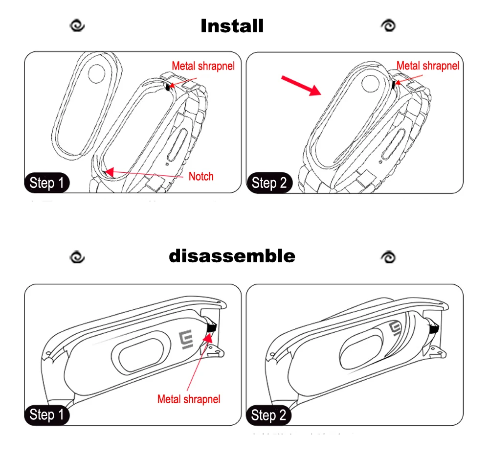 Миланский петлевый ремешок Ми Бэнд 4/3 Метал Бэнд Для Xiaomi Mi Band 4 Браслет Mi Band3 / mi band 3 Аксессуары Магнитная пряжка Quick release