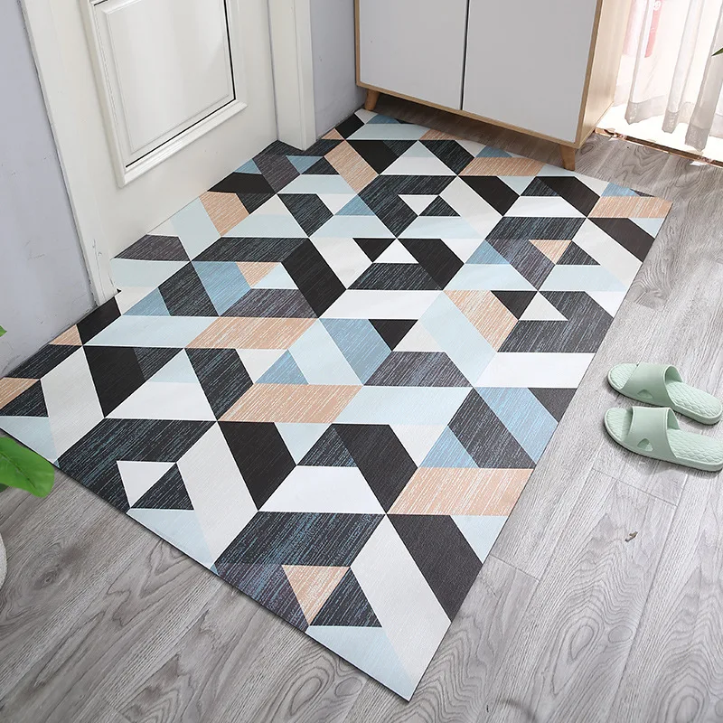 

PU Anti-Slip Entrance Doormat Home Dust-proof Door Mat Carpet Floor Mats For Outdoor Indoor Entrance Bathroom Shoes Scrape Rug