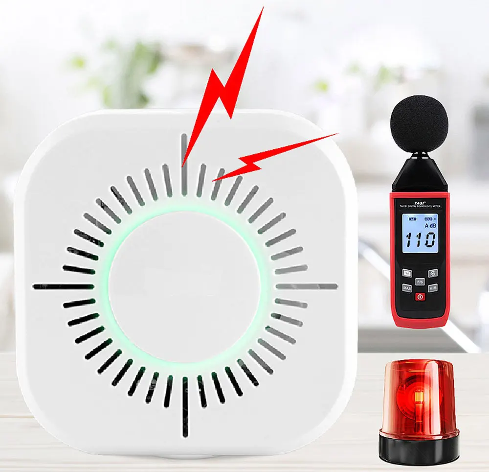 3 шт. eWeLink умный дом сигнализации Беспроводной 433 МГц RF детектор дыма Сенсор с