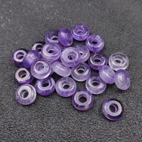 510mm natural stone amethyst bead abacus disc beads diy bracelet necklace jewelry accessories