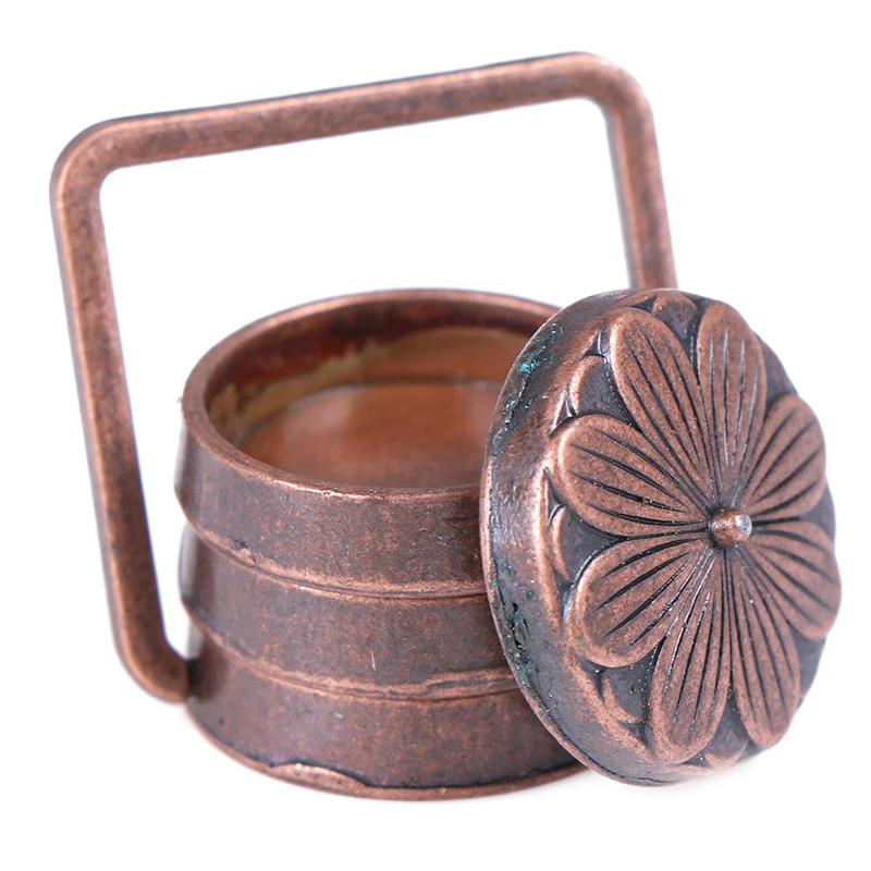 

Dollhouse Mini Basket Garden Retro Rice Basket Furniture Toys Decor 27*28mm