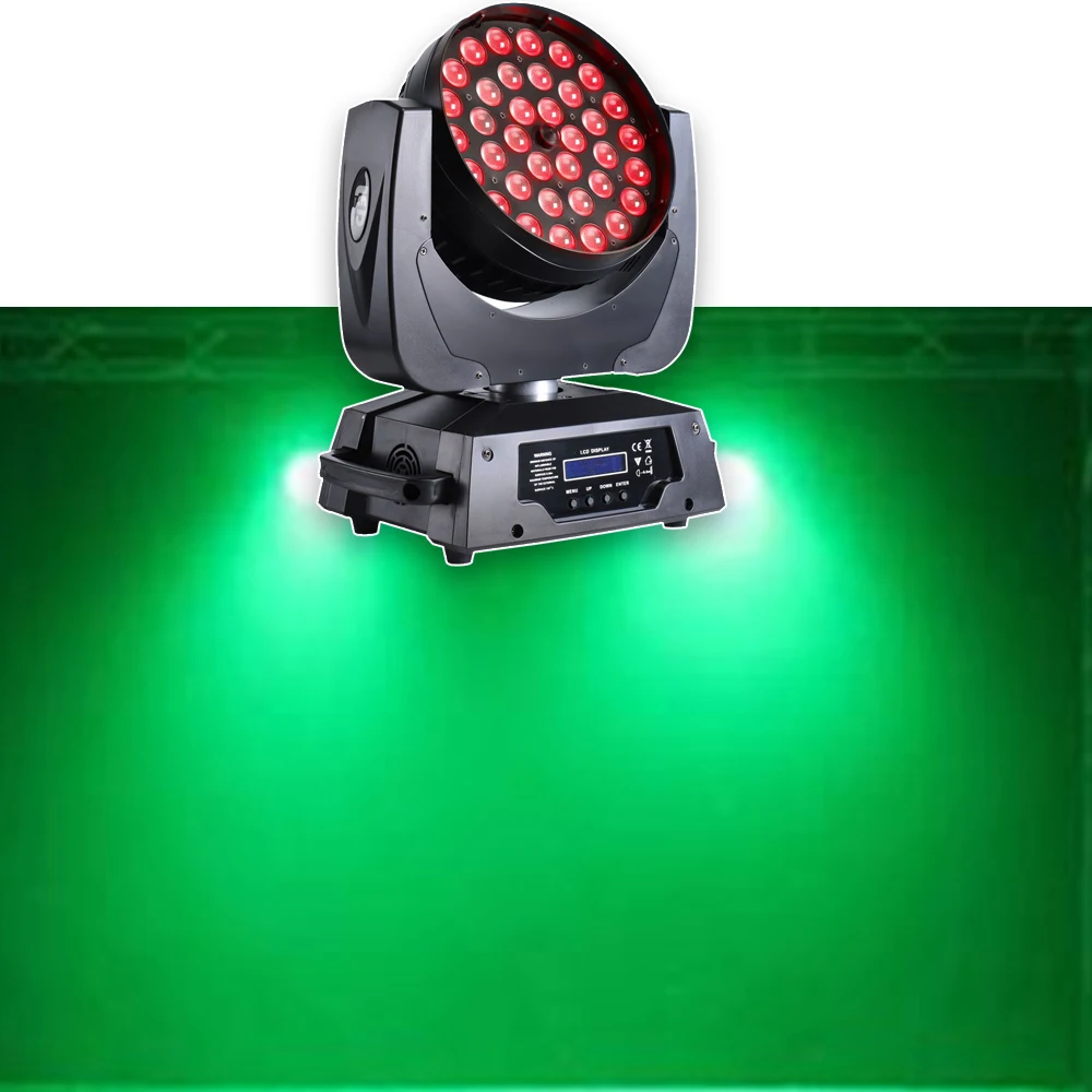 

LED 36X10W Moving Head Light Beam Wash Zoom 3in1 Stage Effect Lighting RGBW 4IN1 DJ Disco led DMX512 Control For Wedding Party