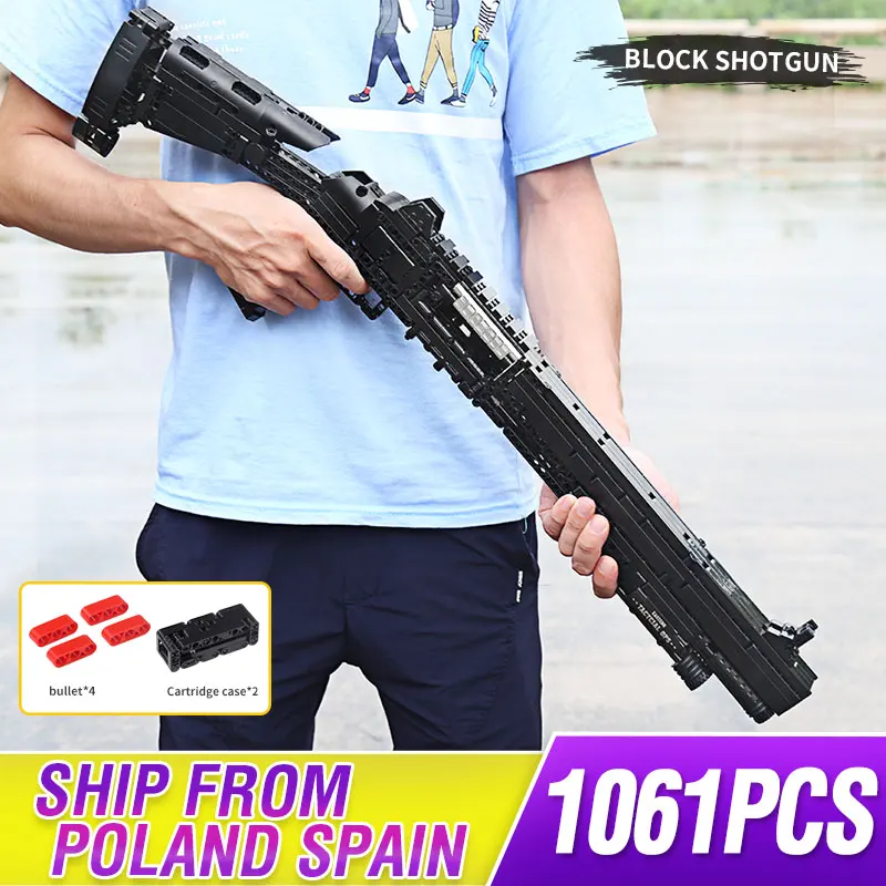 Пресс форма для Король Творческий монтажный блок ружьё модель Benelli M4 супер 90