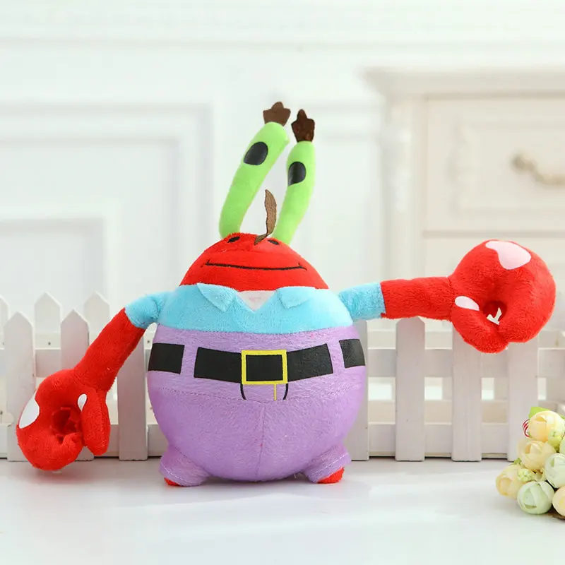 Bob esponja плюшевые Мультяшные аниме игрушки Патрик звезда губка крабы планктон