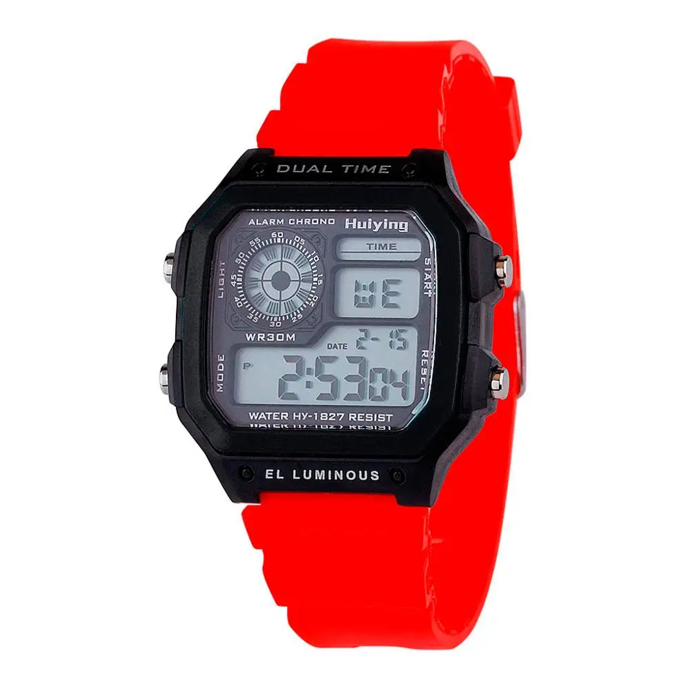 Водонепроницаемые многофункциональные мужские электронные часы двойной e