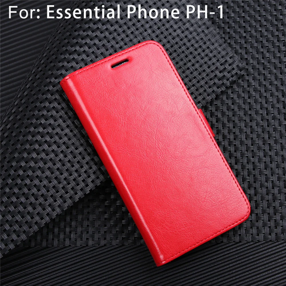 Pu кожаный чехол для Essential Phone PH 1 Магнитный Флип кошелек эфирного телефона