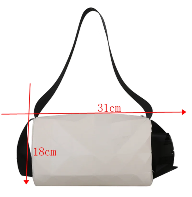 

[BXX] Women New Brief Large Capacity Sports Bag PU Leather All-match For Girls Crossbody Shoulder Bag Fashion Tide 2021 GF0152