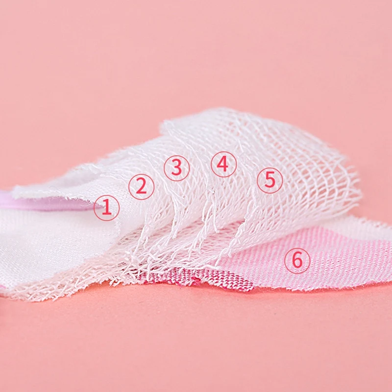 

5pcs/lot Baby Bibs 360 Degree Rotation 6 Layers Gauze Muslin Baby Bandana Burp Cloth Soft Newborn Infant Saliva Towel Baby Stuff