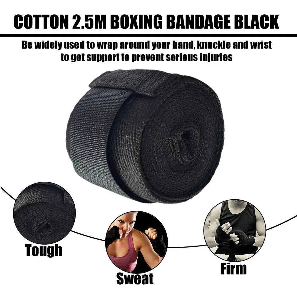 Ширина 5 см длина 2 м хлопковый спортивный ремешок Sanda Muay повязки на руки