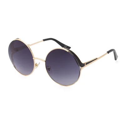 

New sunglasses female round box fashion street shooting sunglasses female tide ins wind online celebrity with SunGlasses