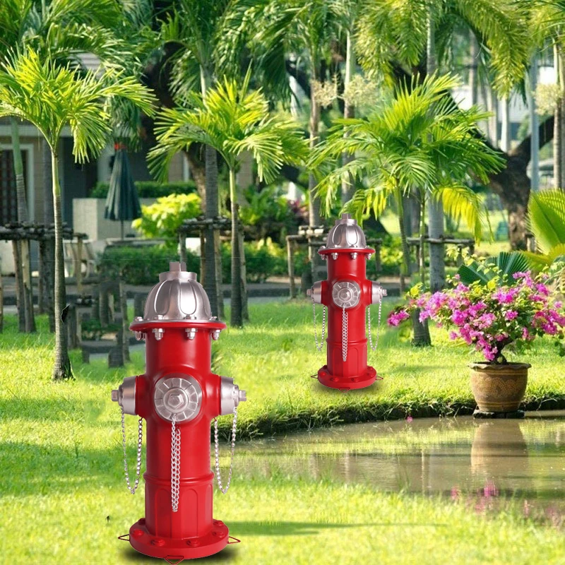

Fire Hydrant Ornaments Resin Crafts Lawn Outdoor Courtyard Garden Decoration Accessories Yg