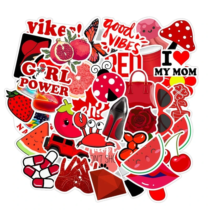 50 шт. водонепроницаемые Мультяшные наклейки для детей |