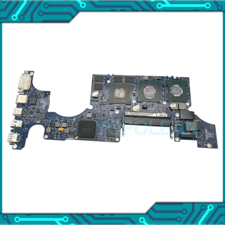 Материнская плата 820 2262 A G84 602 A2 T9300 T9500 для Macbook Pro 17 &quotA1261 материнская MB166LL/ранняя