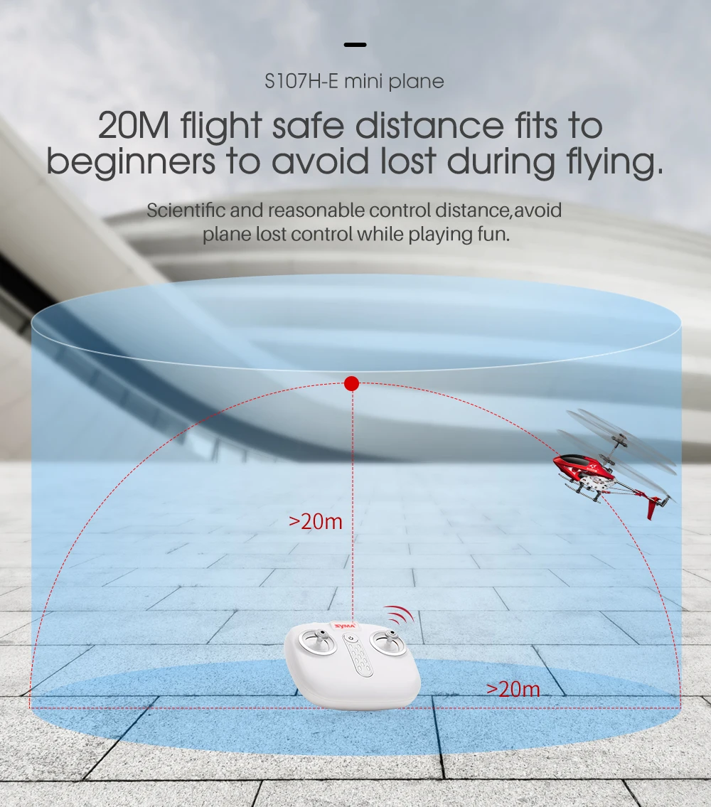 Новое поступление Вертолет SYMA RC S107H с функцией Hover 3.5CH RC вертолеты подарок летающие игрушки для мальчиков детей
