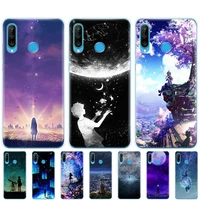 silicon cover case for honor 20 lite view 30 v 30 pro cover for huawei honor 20s 9a 9c 9s 9x premium 7s 8a starry day anime