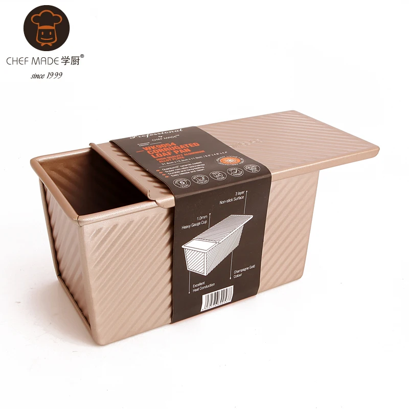 Коробка для тостов CHEF MADE 250 г 300 450 с крышкой антипригарная тортов домашние