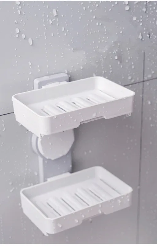 Держатель для губки и мыла настенный органайзер ванной комнаты ящик хранения |