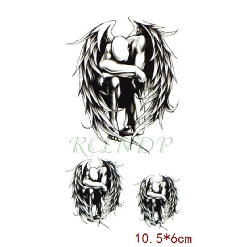 

Waterproof Temporary Tattoo Sticker on body 10.5*6 cm angel tatto stickers flash tatoo fake tattoos for men girl women
