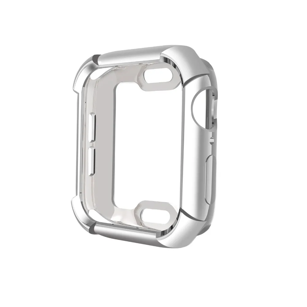 Защитный чехол для Apple Watch, версии 5/4/3/2/1 40 мм 44 полной защиты для защиты от падения покрытие TPU чехол s для наручных часов iWatch, версия 3, 2, 42 мм, 38 мм