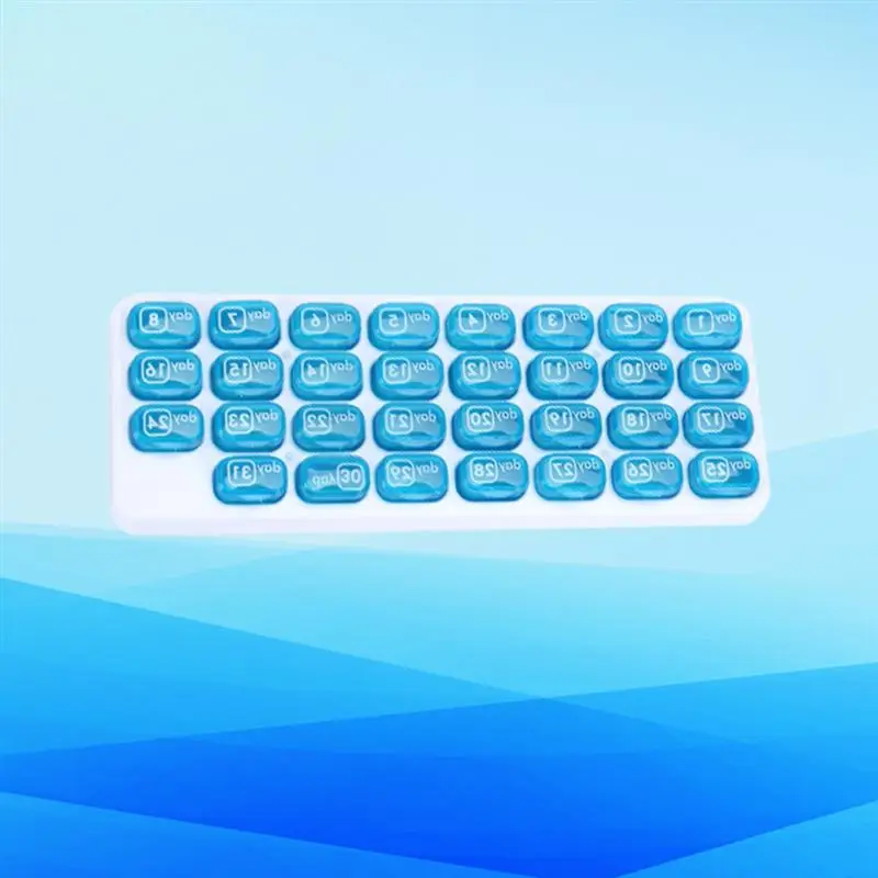 

1Pc Pill Case Pill Container 31 Grids Pill Holder Pill Box Pill Storage Box for Trip Outdoor