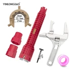 Гаечный ключ для водопроводных труб 8 в 1, плоскогубцы для дна раковины, инструмент для установки и обслуживания смесителя для ванной