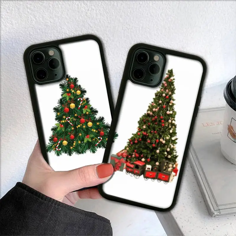 

Christmas Snowflake Christmas Tree Phone Case For PC-Iphone 5 5s se 6 6s 7 8 11 12 X Xs Xr Pro Plus Max Mini Cover