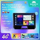 Android 10,0 для Toyota Corolla Axio 2 Fielder 3 E160 2012-2021 Автомагнитола BT Carplay мультимедийное видео gps-навигация, dvd-плеер