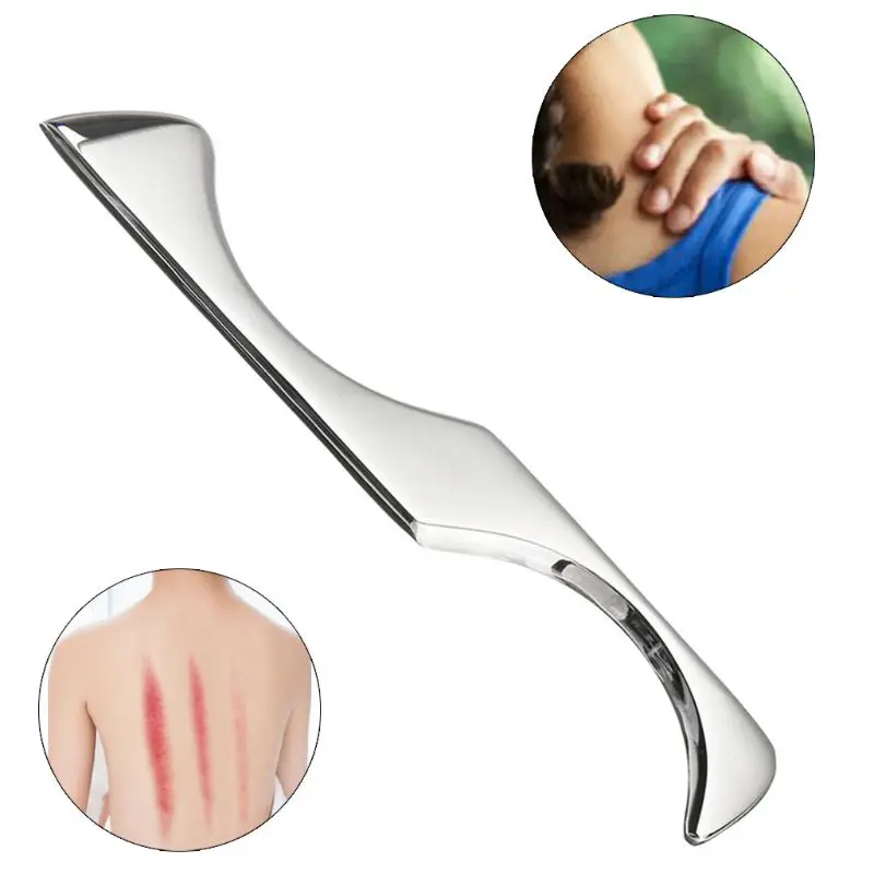 

Grade Stainless Steel Gua Sha Massage Tool - Stainless Steel Physical Therapy Tool for Soft Tissue Mobilization - Tools