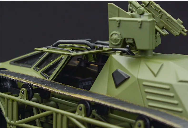 1:24 весы гусеничный Танк из сплава игрушечные машины литые под давлением