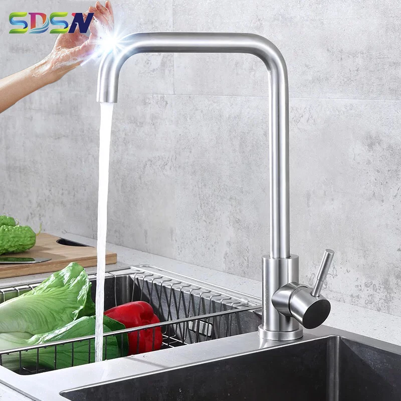 Смеситель для холодной кухни SDSN Smart Touch кухонный кран из нержавеющей стали