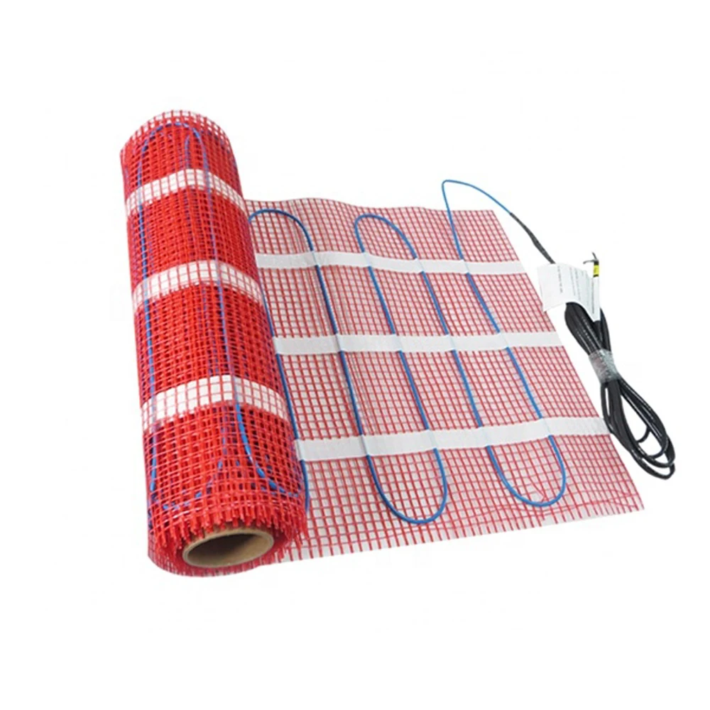 

Warmmat Electric Radiant Self-adhesive Floor Heat Heating Mat 4-12m2 The Ceramic Tile Wooden Floor Heating System 150W/m2