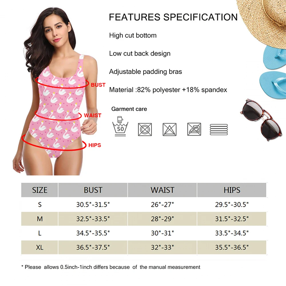 

Women Swimsuit Swan Crown Print Bikini Bubble Hot Spring Swimwear Sexy Holiday Swimsuit Beach Summer Fashion Bathing Suit