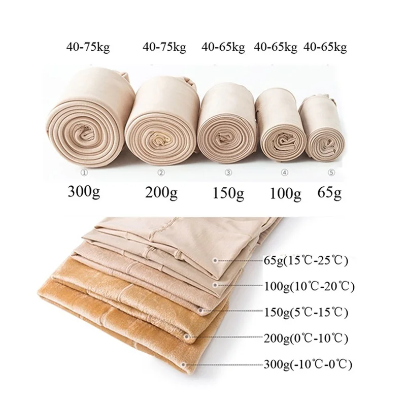 

Winter Elastic Women's Warm Leggings Ankle-Length Solid Pants High Waist Pants Plus Velvet Thickening Leggings 65g-300g