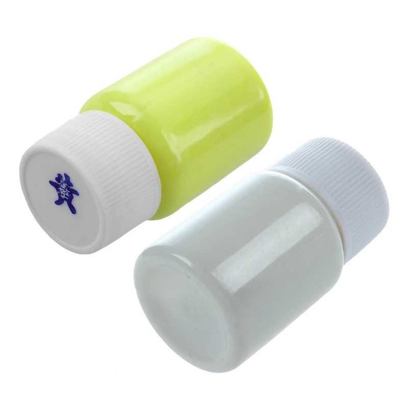 Акриловая светящаяся краска 2 бутылки 20 г яркий пигмент украшение для вечеринки