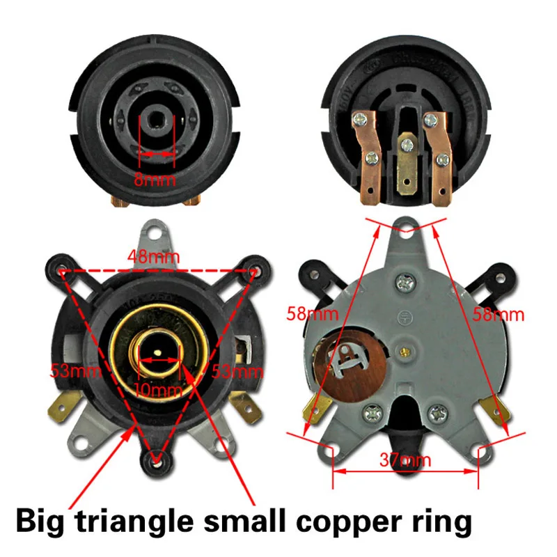 no 2 10pcs electric kettle parts thermostat switch kettle base replacement part kitchen appliances 53mm53mm48mm free global shipping