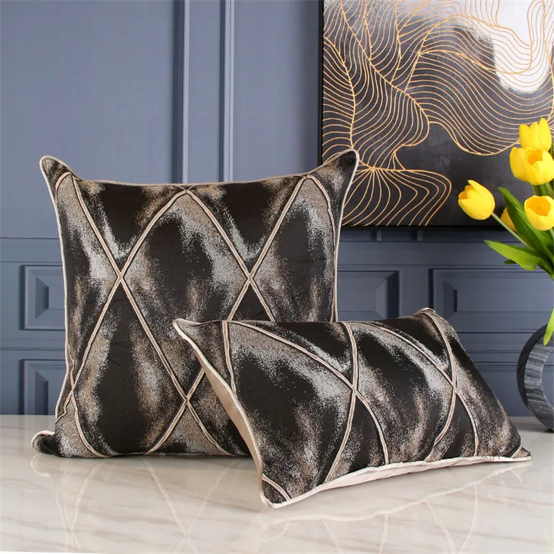 Роскошный чехол для подушки с вышивкой низкой клавишей диванных подушек