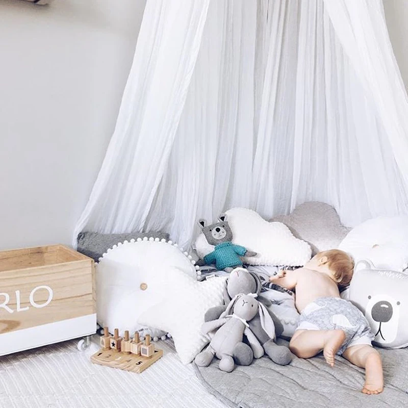 Ins милая детская подушка мягкая круглая хлопковая Тыква диванные подушки разной