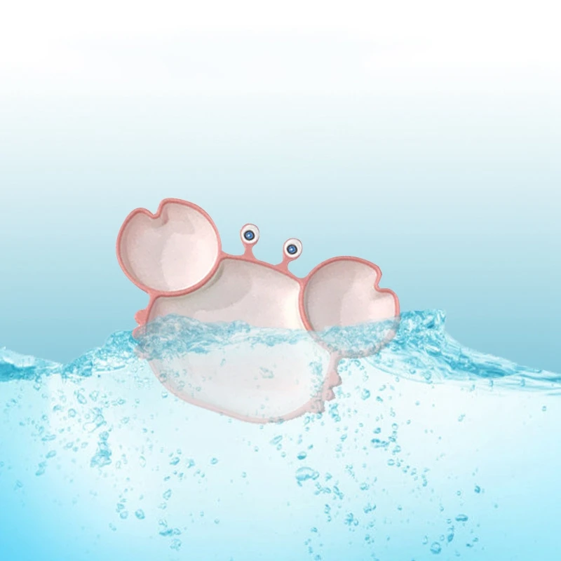 

Baby Plates with Suction with Divided, Silicone Plates for Kids with Suction Kids Dishes and Utensils