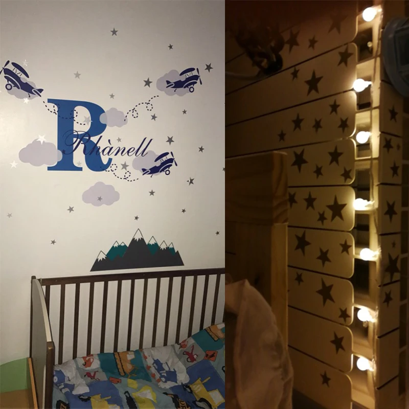 Наклейки для детской комнаты декоративные наклейки на стену золотой серебристый