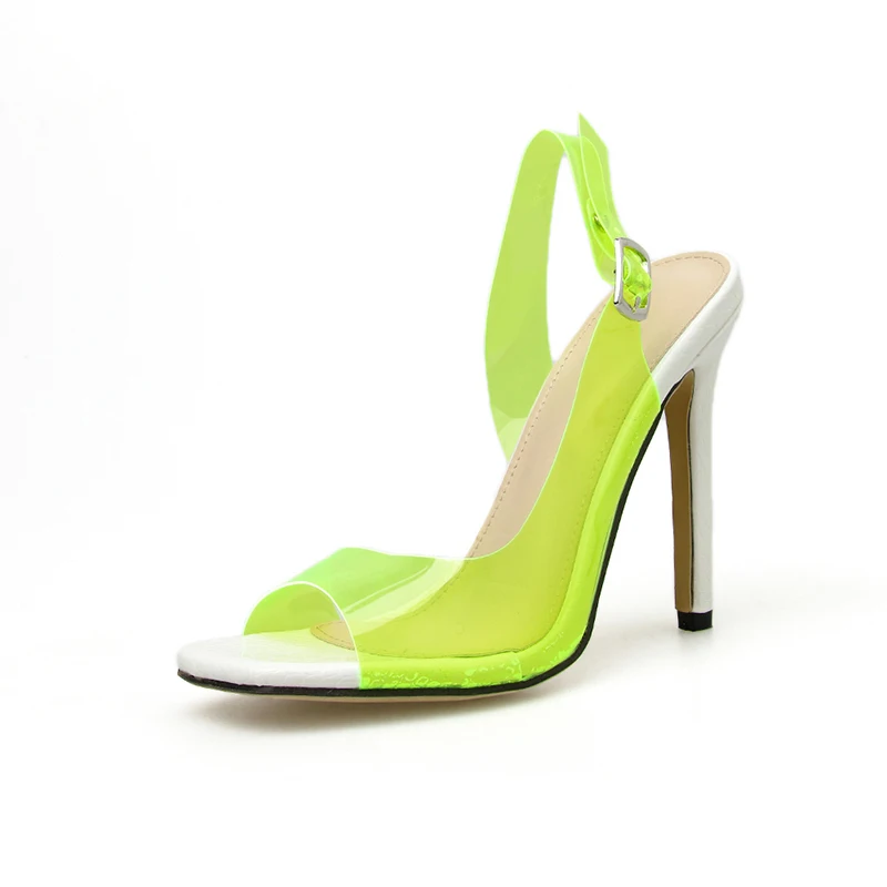 Пикантные прозрачные женские сандалии Kcenid из ПВХ летние туфли лодочки модные на